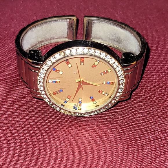 Beautiful Stainless Steel Diamond Silver watch
